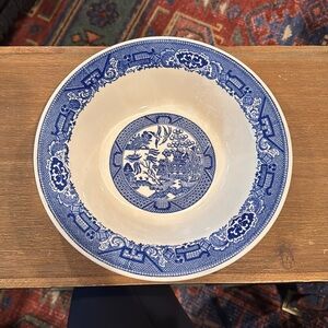 Blue Willow Ware Serving Bowl 10" Diameter